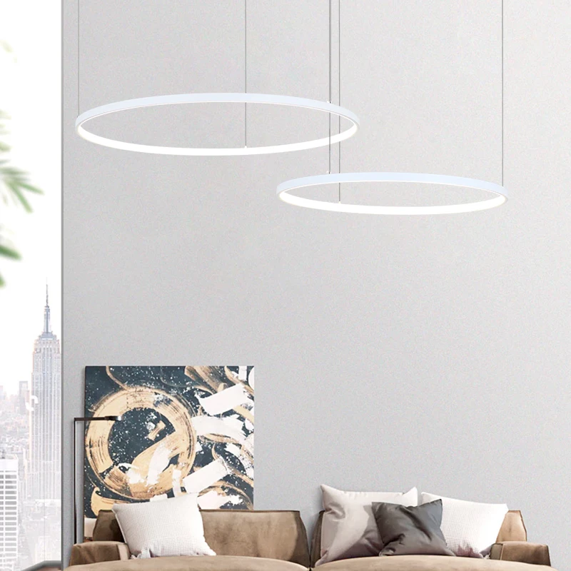 Engineering And Interior Design - Modern Daire Halka LED Avizeler İç