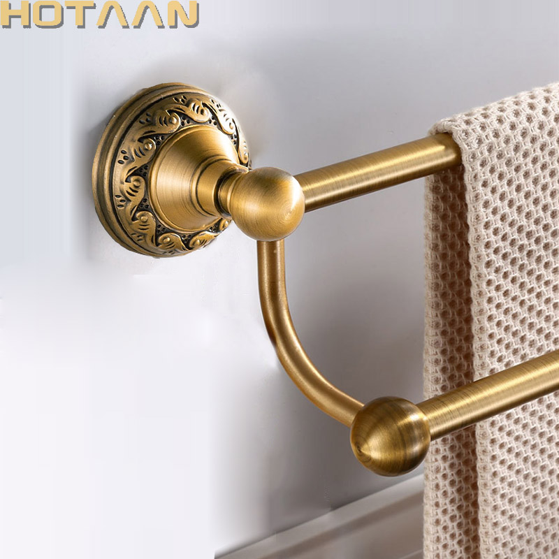 Antique Brass Hook - Antika pirinç banyo havlu tutucu tek