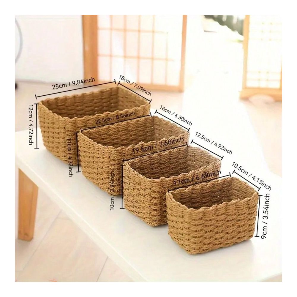 Dokuma Saklama Sepeti Seti, Ka - Woven Basket Set incelemesi ve fiyatı