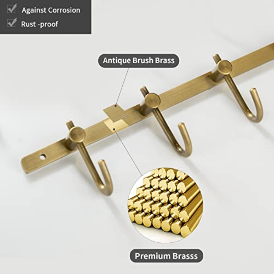 Pirinç Kanca Askısı, Banyo Hav - Antique Brass Hook incelemesi ve fiyatı