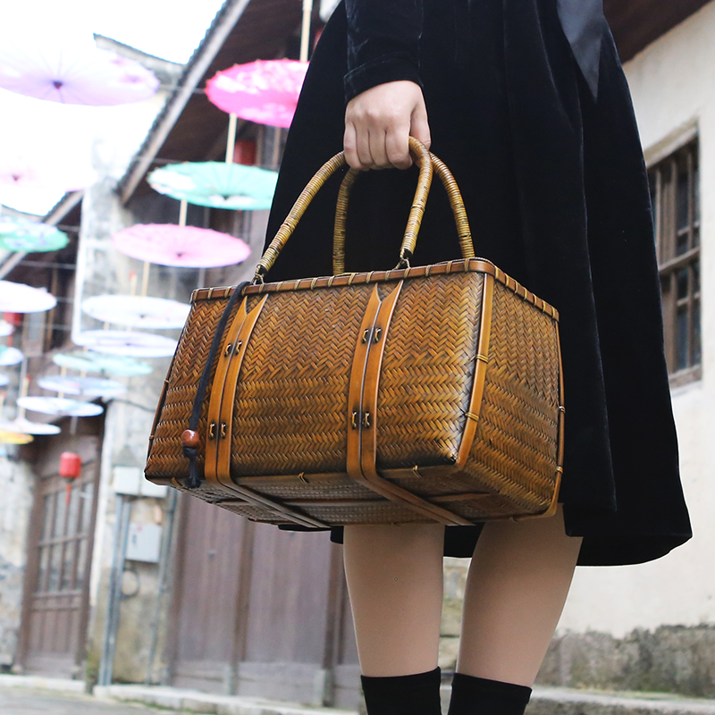 Kadın Çanta Lüks Tasarımcı Dok - Woven Basket Set incelemesi ve fiyatı