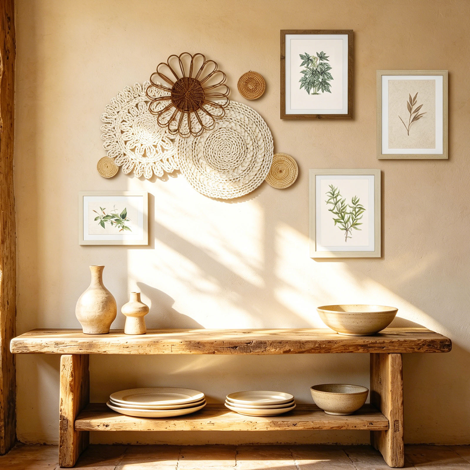 Boho Duvar Sepeti Deniz Çimi H - Woven Basket Set incelemesi ve fiyatı