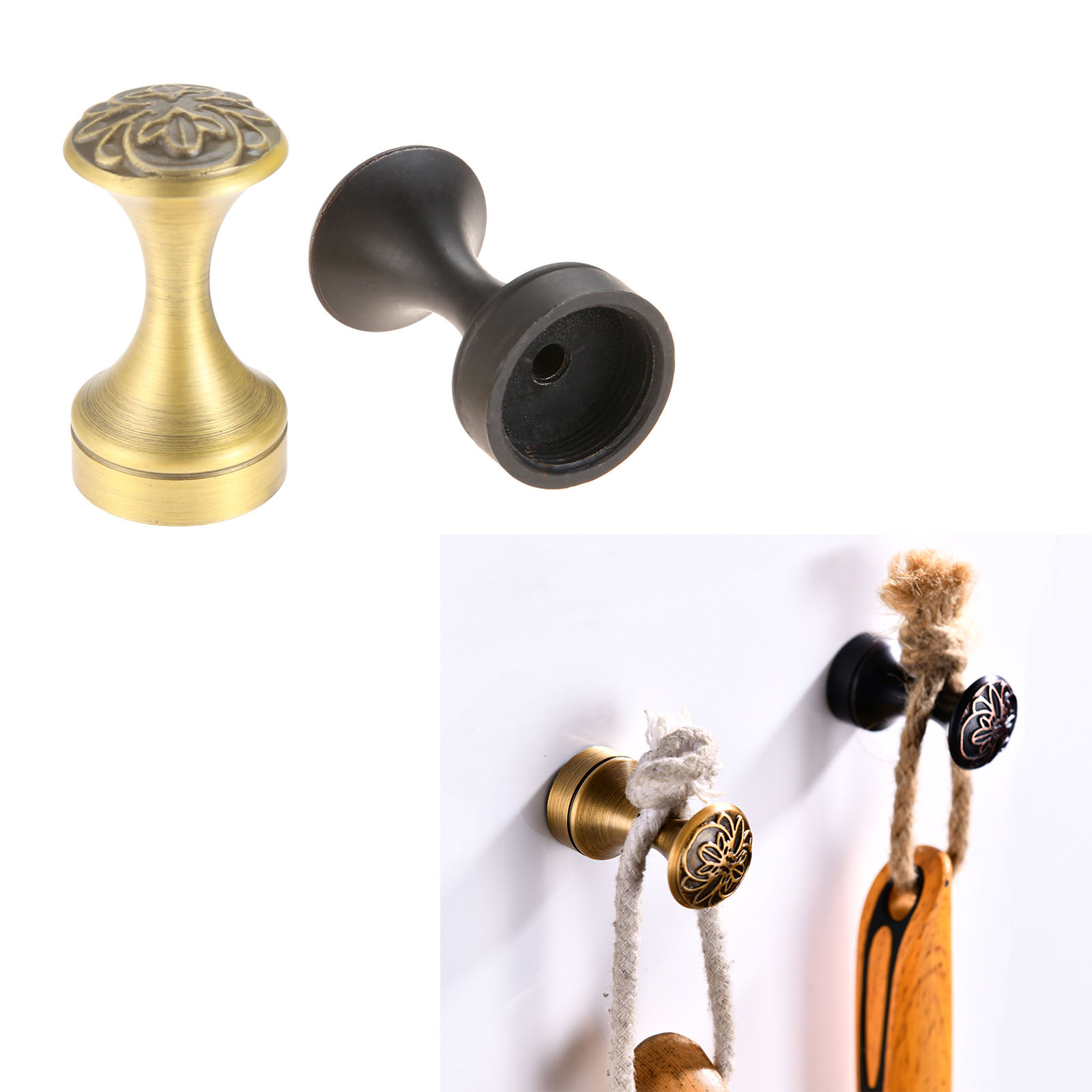 1 adet Vintage Duvara Monte Ka - Antique Brass Hook incelemesi ve fiyatı