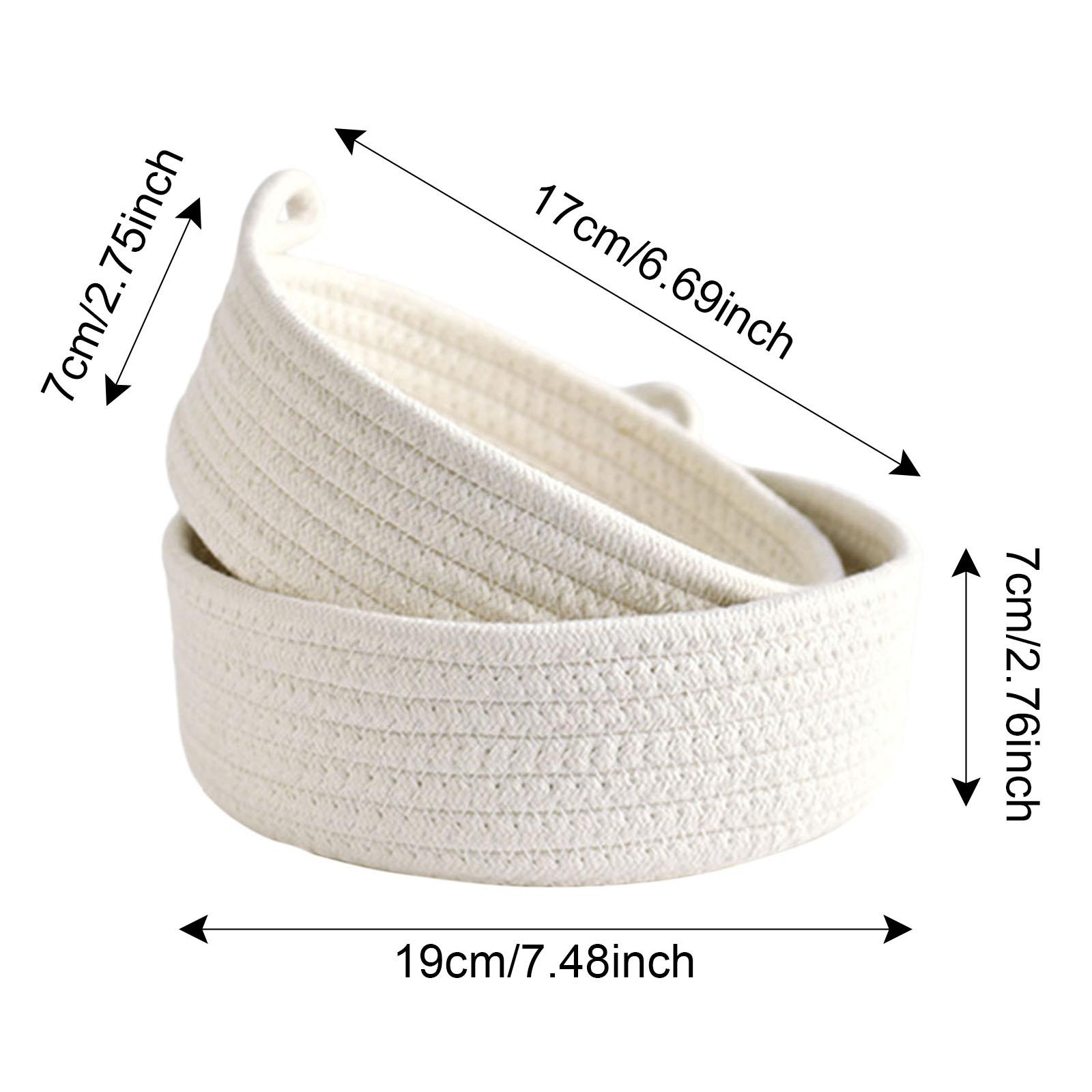 Küçük Sepet Dokuma Pamuk İp Se - Woven Basket Set incelemesi ve fiyatı