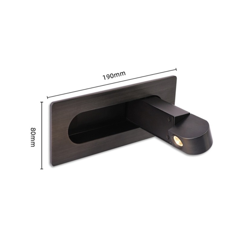 Gömme LED Okuma Duvar Lambası, - Engineering And Interior Design incelemesi ve fiyatı