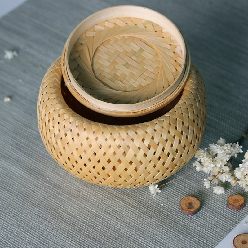Bambu dokuma küçük sepet çift  - Woven Basket Set incelemesi ve fiyatı