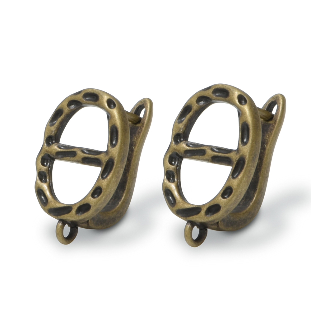 1 çift YENI Küpe Klipsler Kanc - Antique Brass Hook incelemesi ve fiyatı