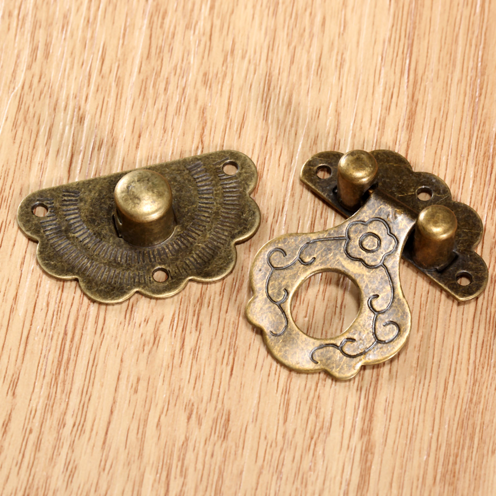 Antik bronz Hasps kilit dekora - Antique Brass Hook incelemesi ve fiyatı