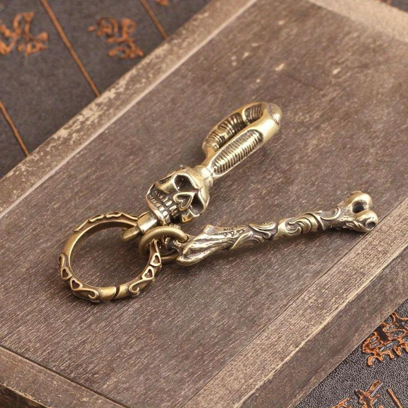 1 adet katı pirinç anahtarlık  - Antique Brass Hook incelemesi ve fiyatı