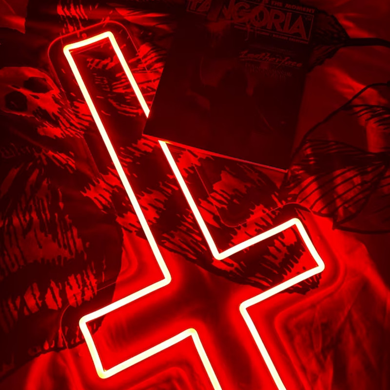 Çapraz Neon işık özel Neon işa - Engineering And Interior Design incelemesi ve fiyatı