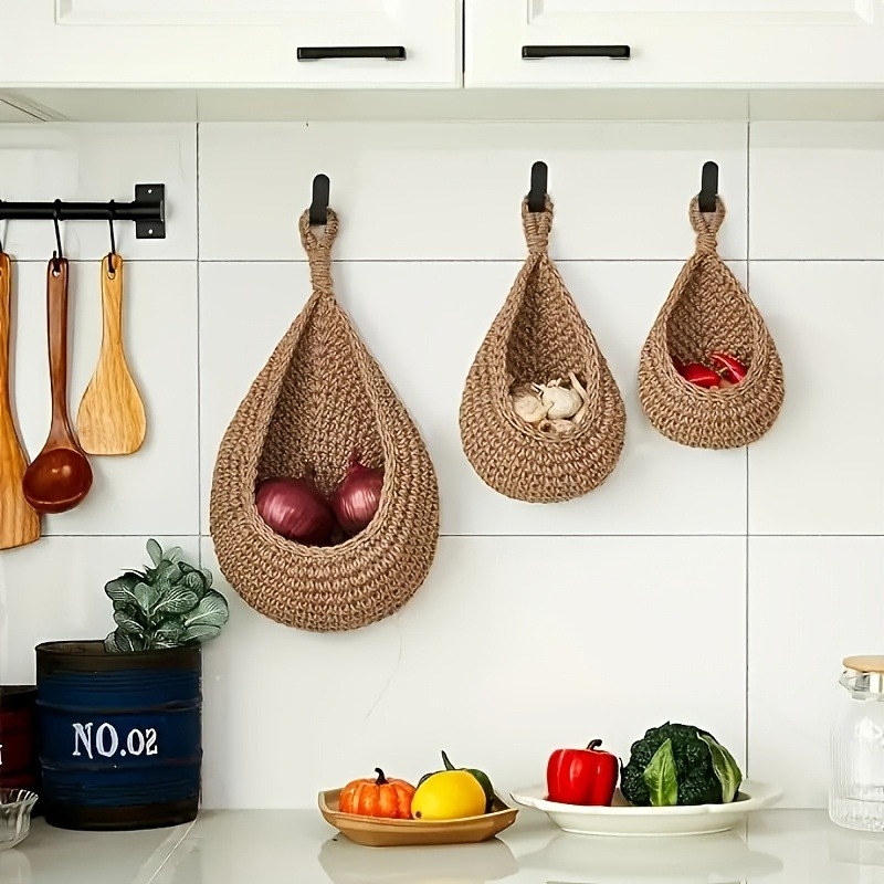 3 adet/takım makrome duvara mo - Woven Basket Set incelemesi ve fiyatı