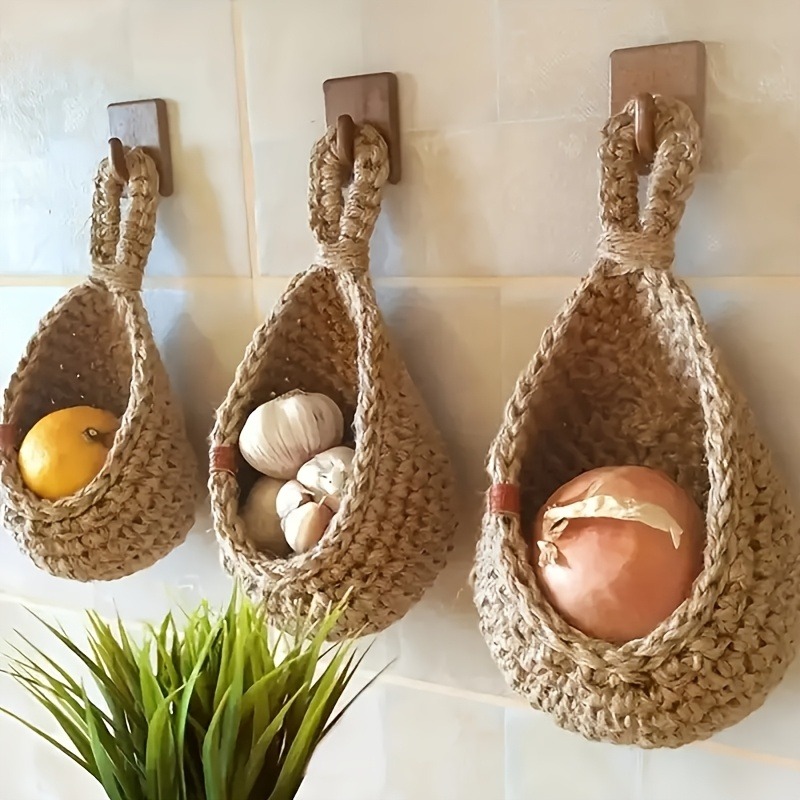 3 adet/takım makrome duvara mo - Woven Basket Set incelemesi ve fiyatı