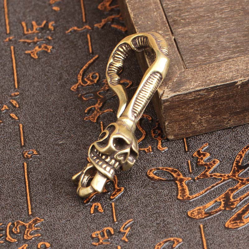 Masif Pirinç Anahtarlık Kafata - Antique Brass Hook incelemesi ve fiyatı