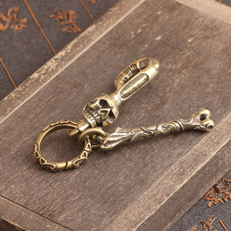 Masif Pirinç Anahtarlık Kafata - Antique Brass Hook incelemesi ve fiyatı